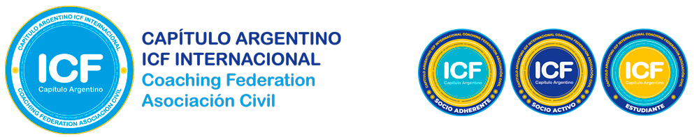 Capítulo Argentino ICF Internacional Coaching Federation Asociación Civil Logo